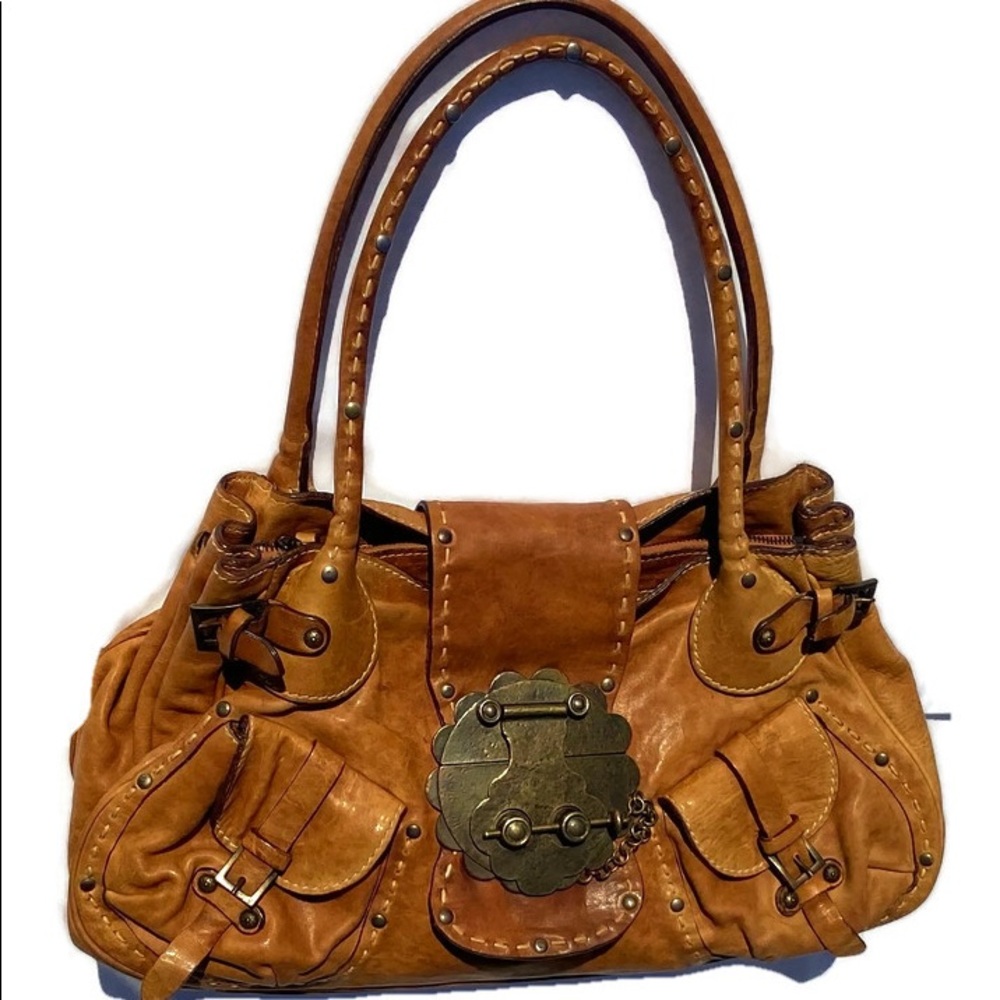 NEDA Italian leather handbag with custom finishes